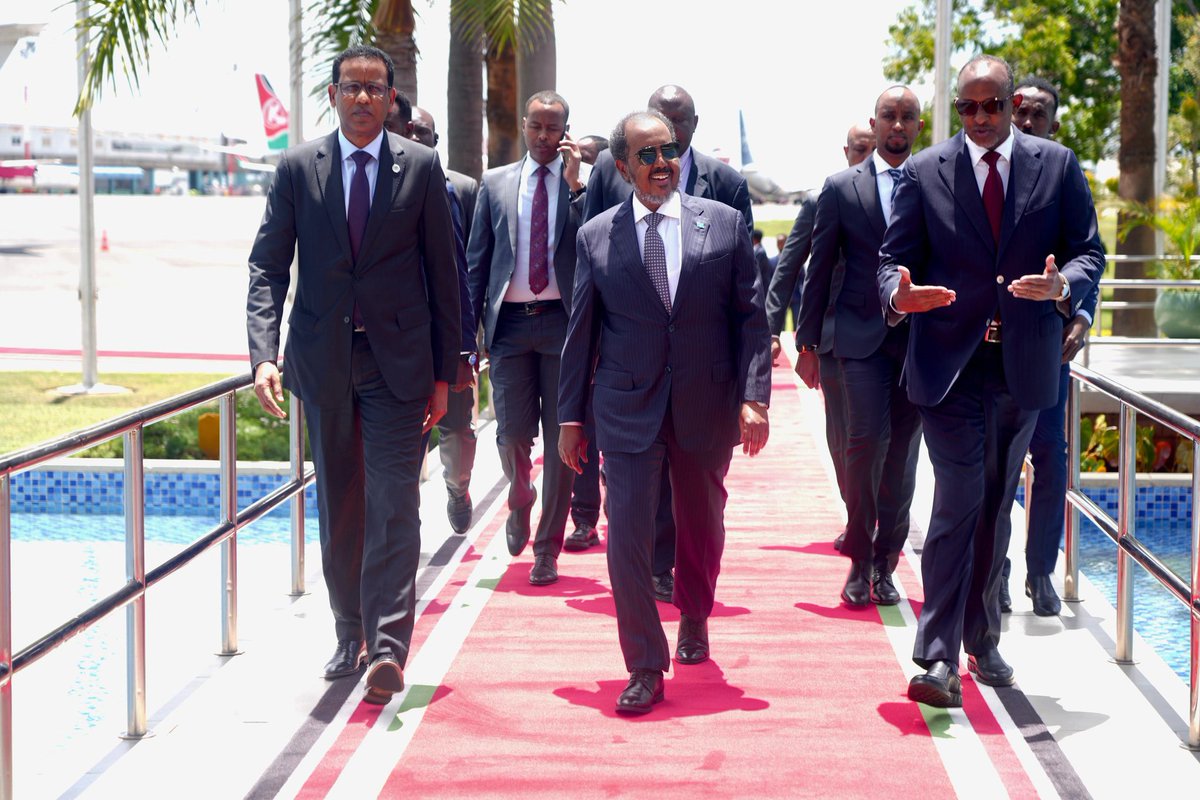 Somali President arrives in Nairobi for key talks with Kenyan counterpart. However, Kenyan President William Ruto has recently been involved in diplomatic efforts to ease tensions between Mogadishu and Addis Ababa, which arose after Ethiopia's Prime Minister signed an MoU with Somaliland