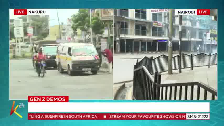 Nairobi: Running battles between police and protesters in CBD