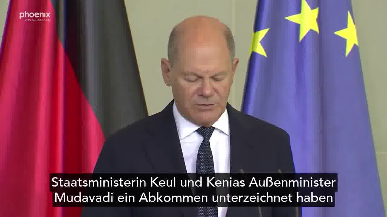 Um acordo muito importante, é como @Bundeskanzler Scholz descreve o novo acordo de migração entre a Alemanha e o Quênia. Trabalhadores qualificados ou futuros estagiários devem poder vir para a Alemanha mais facilmente e a repatriação para quenianos sem direito de residência deve ser simplificada