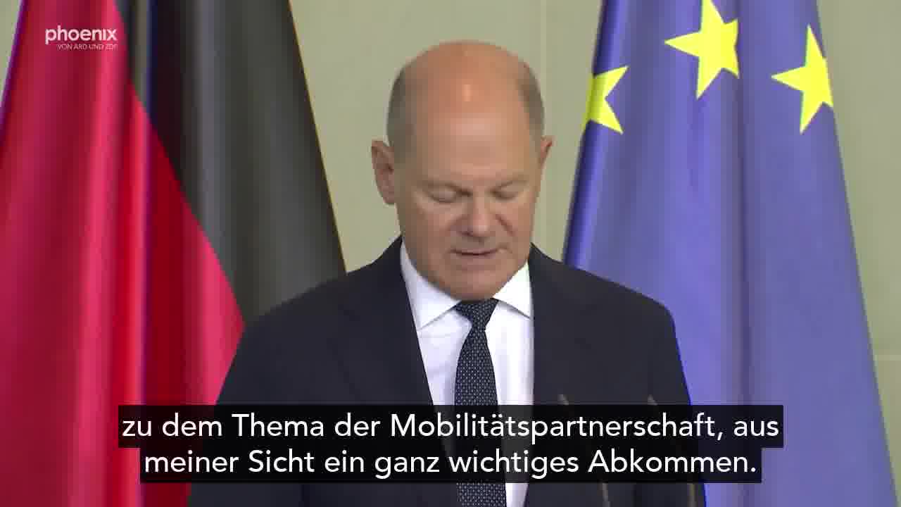 Een zeer belangrijke overeenkomst, zo beschrijft @Bundeskanzler Scholz de nieuwe migratieovereenkomst tussen Duitsland en Kenia. Vakkrachten of toekomstige stagiairs zouden gemakkelijker naar Duitsland moeten kunnen komen en repatriëring voor Kenianen zonder verblijfsrecht zou vereenvoudigd moeten worden.